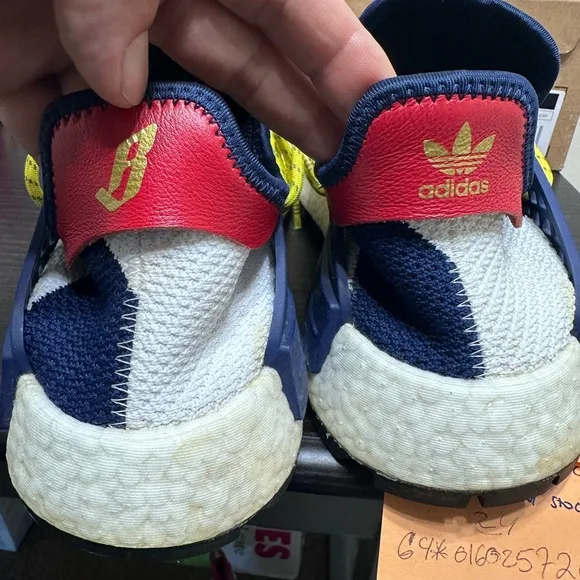 Colorful Knit Sneakers with Bold Text