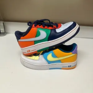 Colorful Nike Air Force 1 Sneakers youth size 4Y
