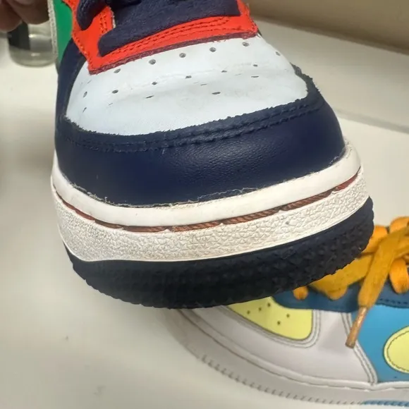 Colorful Nike Air Force 1 Sneakers youth size 4Y