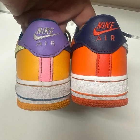 Colorful Nike Air Force 1 Sneakers youth size 4Y