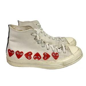 Comme De Garcons Play x Converse Canvas Graphic Print Sneakers Size 10