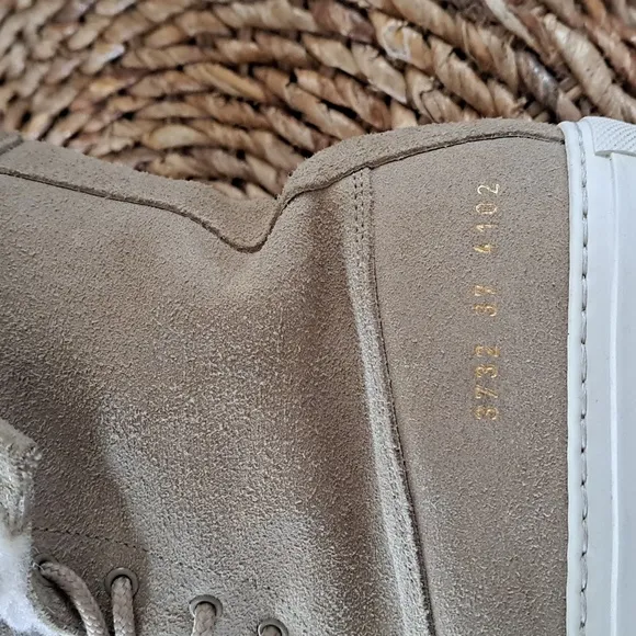 Common‎ Projects Womens  Tan Suede/Cream Shearling Smeaker Boots EU37/US6.5