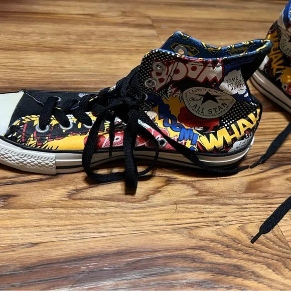 CONVERSE All Star DC SUPERMAN SNEAKERS, Chuck Taylor Hi Top, Men's 7