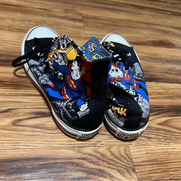 CONVERSE All Star DC SUPERMAN SNEAKERS, Chuck Taylor Hi Top, Men's 7