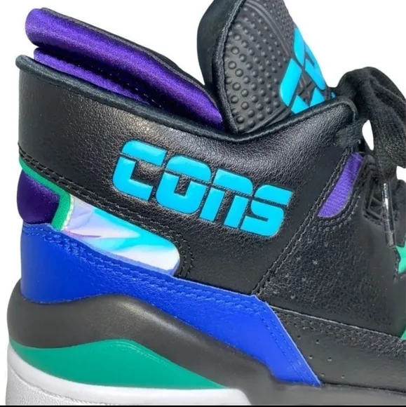🆕Converse | ERX 260 Mid Sneakers Charlotte Hornets/Black Mens Size 11