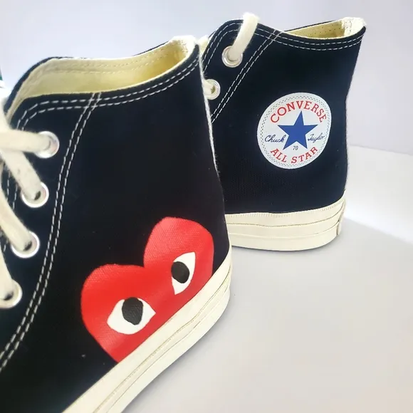 Converse x PLAY Comme des Garçons Chuck 70 Men's Size 7 Women's Size 9