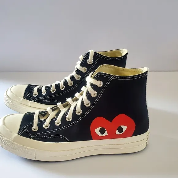 Converse x PLAY Comme des Garçons Chuck 70 Men's Size 7 Women's Size 9