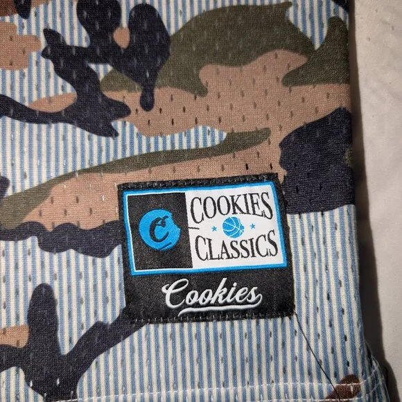 Cookies Camo Seersucker Basketball Jersey &amp; Shorts