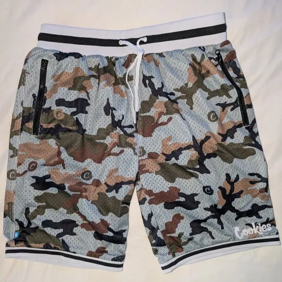 Cookies Camo Seersucker Basketball Jersey &amp; Shorts