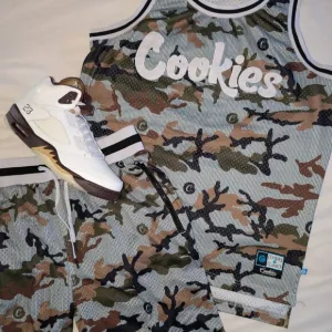 Cookies Camo Seersucker Basketball Jersey &amp; Shorts