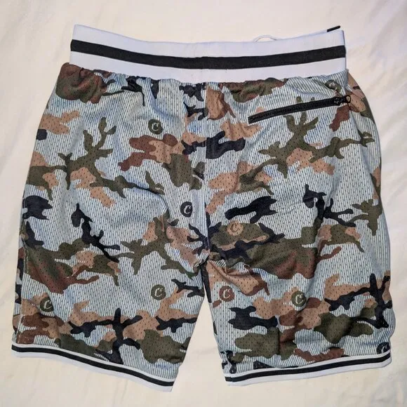 Cookies Camo Seersucker Basketball Jersey &amp; Shorts