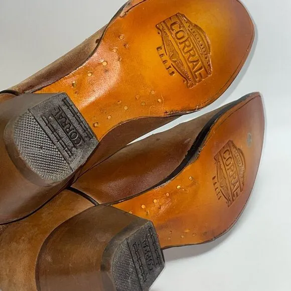 Corral Tan Western Cowboy Boots