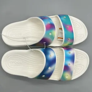 Crocs Men Size 12 Adult Classic Two-Strap Slide Sandals