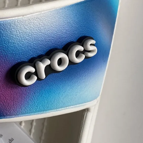 Crocs Men Size 12 Adult Classic Two-Strap Slide Sandals