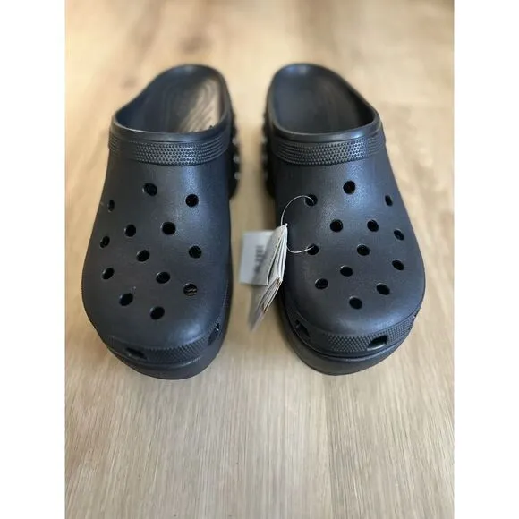 Crocs Siren Studded Clog Heel‎ Black Women's Size M13 Sandals NEW