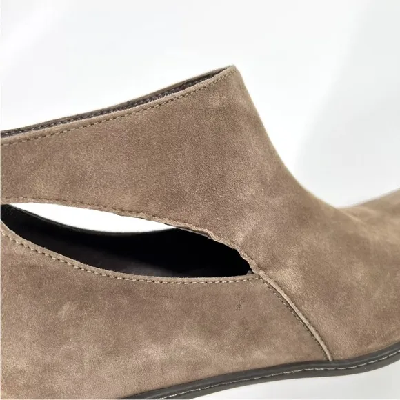 Dansko Ankle Boots Taupe Brown Leather Cut-out Booties Womens EU 40 US 9.5 - 10