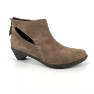 Dansko Ankle Boots Taupe Brown Leather Cut-out Booties Womens EU 40 US 9.5 - 10