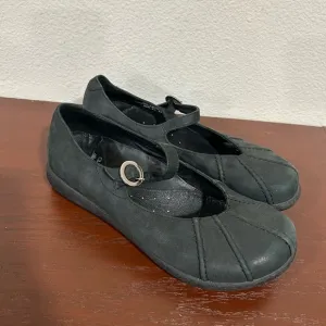 Dansko Black Leather Mary Jane Shoes Size 38
