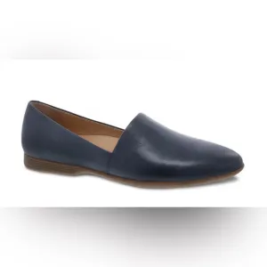 Dansko LARISA Leather LOAFERS in Navy Size EU41-US11