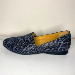 Dansko Larisa Leather Pointed Toe Leopard Print Slip On Flats Loafers 7 Size 37
