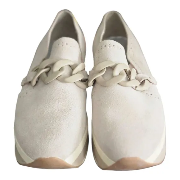 Dolce Vita Beige Wedge Loafers Size 9M