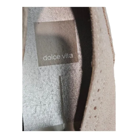 Dolce Vita Beige Wedge Loafers Size 9M