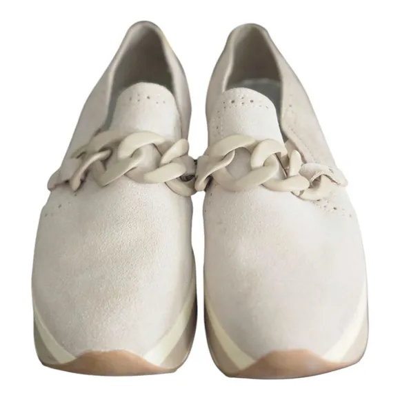 Dolce Vita Beige Wedge Loafers Size 9M
