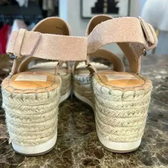 Dolce Vita Mauri Espadrilles Sandal Peach Size 7.5M