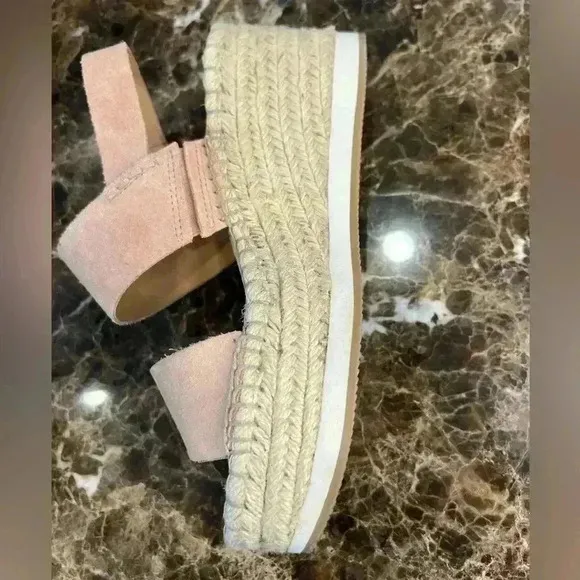 Dolce Vita Mauri Espadrilles Sandal Peach Size 7.5M