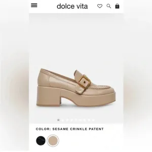 Dolce Vita NWOT Yonder Loafer Crinkle Patent Leather Platform Loafer Size 8
