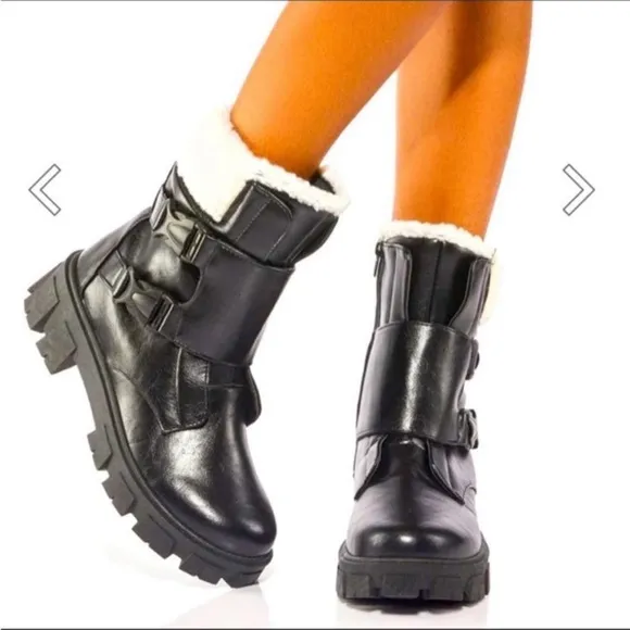 Dolls Kill x Yoki “Beat the Forecast” Combat Boots
