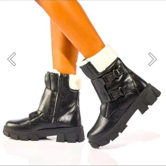Dolls Kill x Yoki “Beat the Forecast” Combat Boots