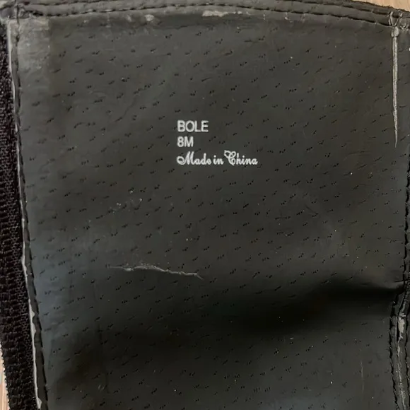 DONALD J PLINER “BOLE” BLACK SUEDED LEATHER WAXED TALL MOTO RIDING BOOTS SIZE 8M