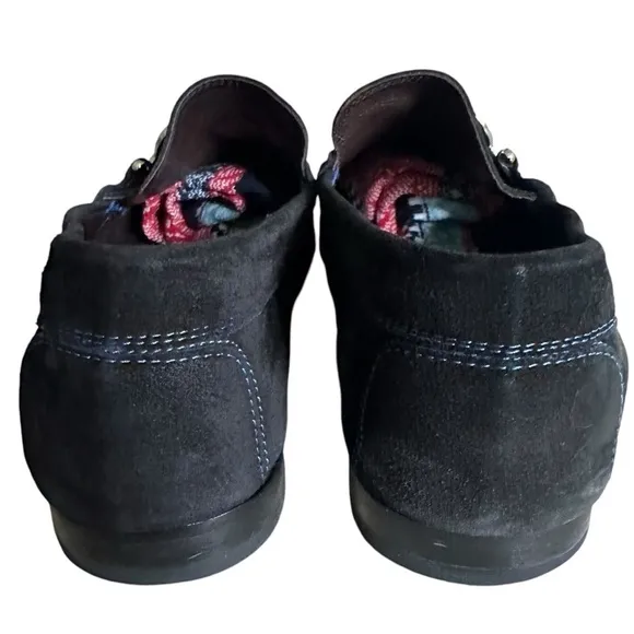 DONALD J. PLINER DACIO CONTRAST STITCH SUEDE LOAFER SIZE 10