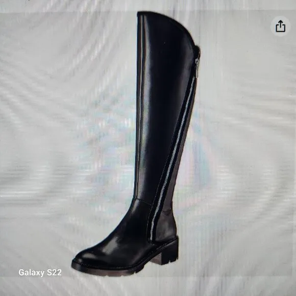 Donald Pliner Women's Soffie Black Leather Boots. NWOT. Size 5.5