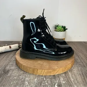 *Dr. Martens | 1450 Black Patent 8 Eye Boots Size 7L