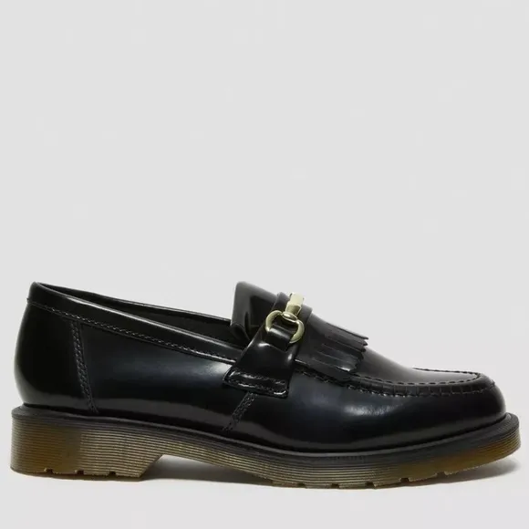 Dr. Martens NWOB Adrian Snaffle Smooth Leather Kiltie Loafers Women’s Size 7-7.5