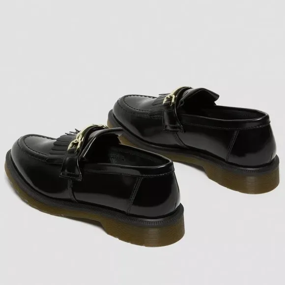 Dr. Martens NWOB Adrian Snaffle Smooth Leather Kiltie Loafers Women’s Size 7-7.5