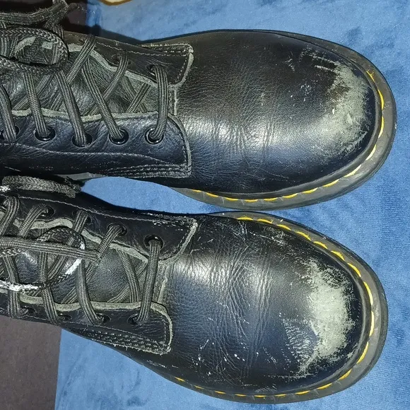 Dr. Martens Pascal Distressed Black Boots