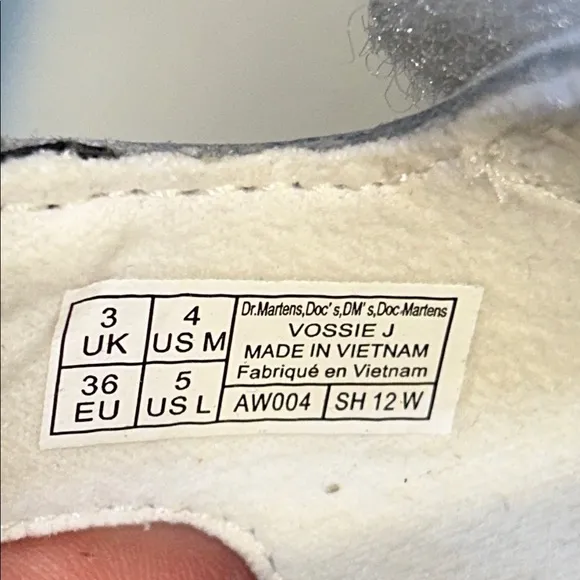 Dr. Martens Vossie White Leather Sandals (NEW) (T2S)