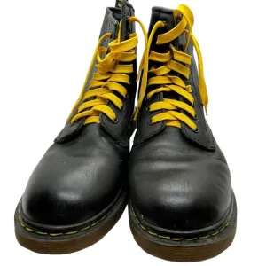 Dr. Martens Women's 1460 Pascal Atlas Black Leather Lace Up Combat Boots Size 10