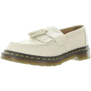 Dr. Martens Womens Adrian Beige Embellished Leather Loafers New
