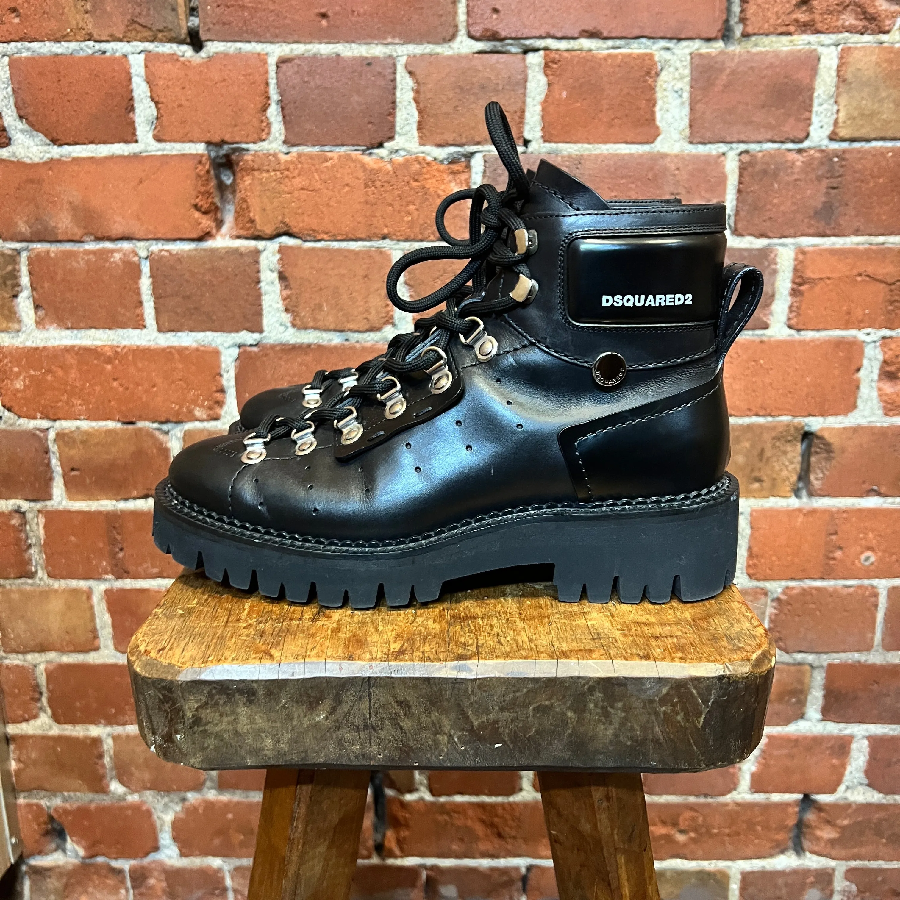 DSQUARED combat boots 40