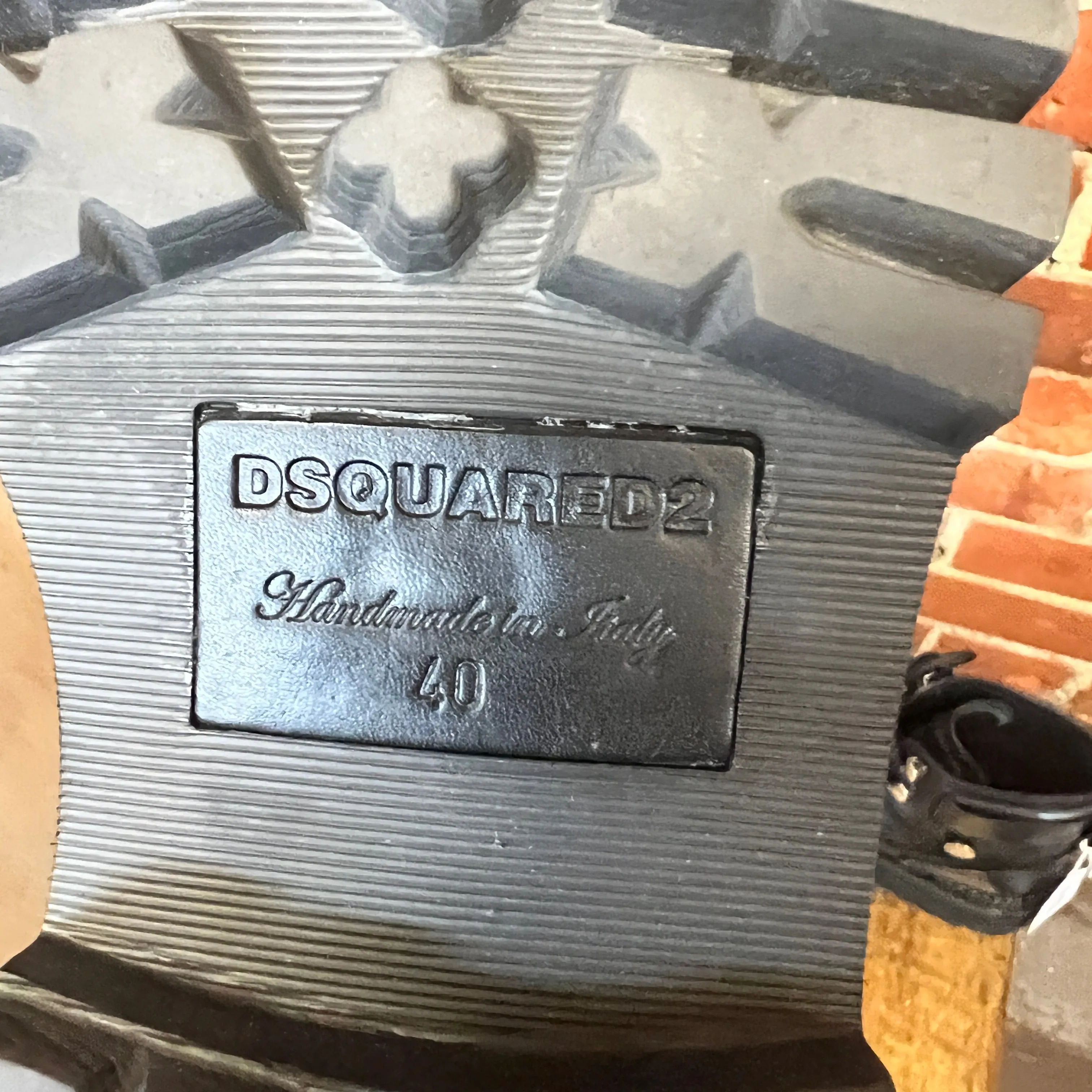 DSQUARED combat boots 40