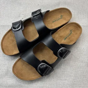 Eastland Men's Black Cambridge Slide Sandals Shoes Size 12D