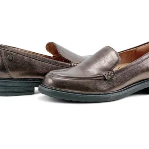 Easy Spirit Jaylin Casual Loafers Bronze Leather women’s size 9 NIB