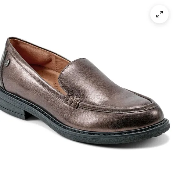 Easy Spirit Jaylin Casual Loafers Bronze Leather women’s size 9 NIB