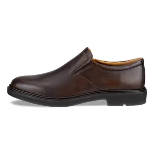ECCO Mens Metropole London Loafers US 8-8.5 EU 42 Brown Leather Slip On NIB