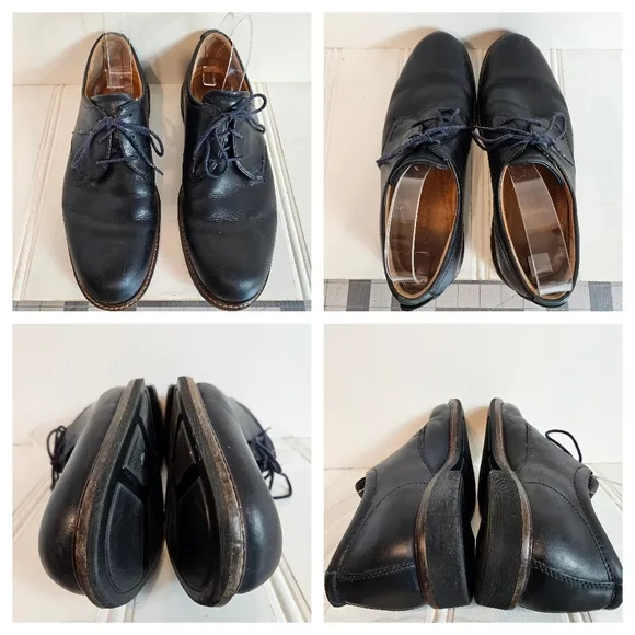 Ecco Shoes Mens Size 43 Navy Blue Citytray Derby Loafers Size 9 9.5