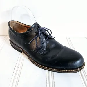 Ecco Shoes Mens Size 43 Navy Blue Citytray Derby Loafers Size 9 9.5